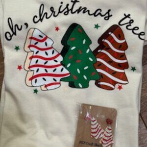 oh christmas tree cake shirt